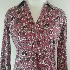 ❤❤❤Talbots Womens Button Long Sleeve Shirt Sz 6